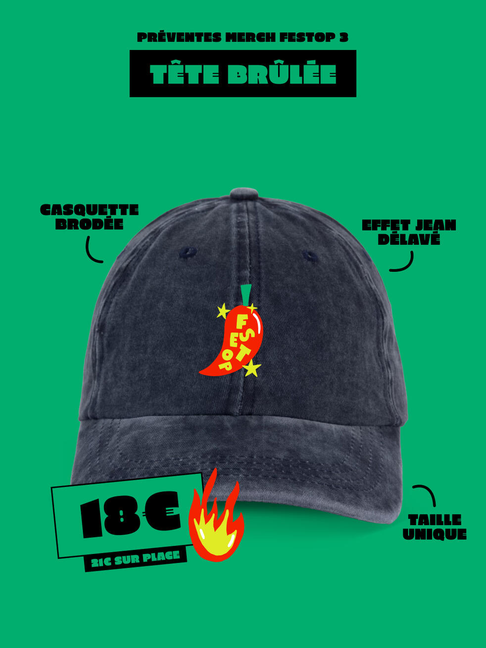 CASQUETTE NAVY EFFET DÉLAVÉ - Tête Brûlée 🌶️ CASQUETTE NAVY EFFET DÉLAVÉ - Tête Brûlée 🌶️